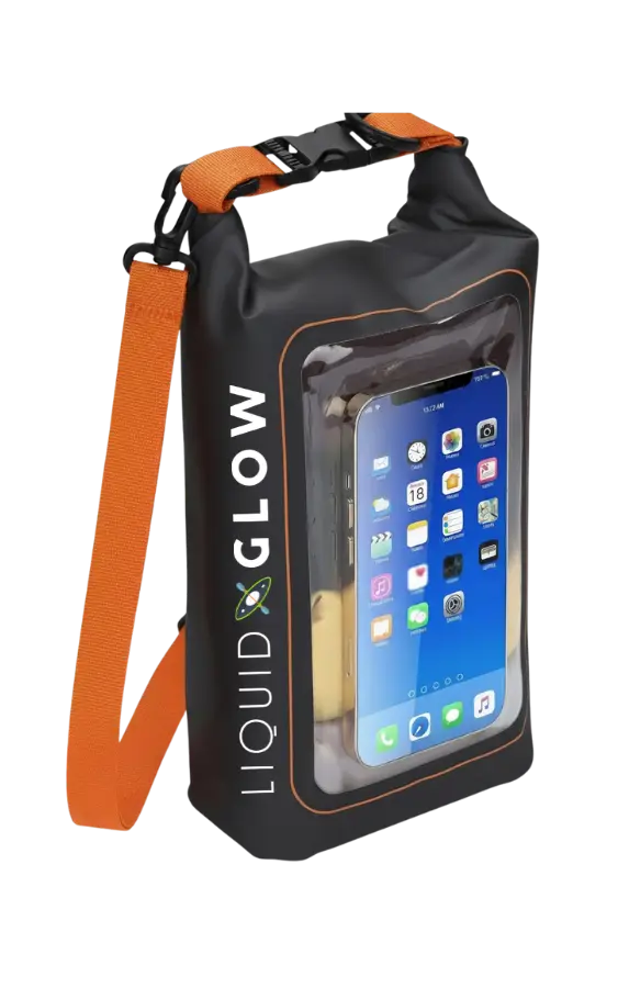 5L Waterproof Phone Dry Bag – Liquid Glow Edition - Image 2